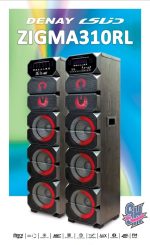 اسپیکر رقص نور دار دنای مدل ZIGMA310RL2زیگما