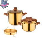 زود پز دوقلو کرکماز مدل طلایی 5و7 لیتر