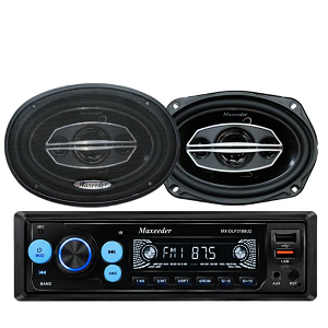 maxeeder-ls80-pl-6915-car-audio-pack.png پک پخش خودرو مکسیدر LS80 و اسپیکر خودرو PL-6915 - تصویر 1
